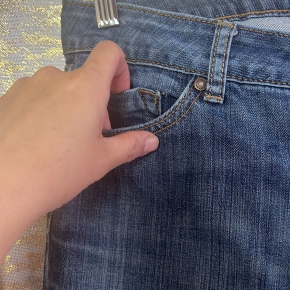 MAKERS Of True Originals Medium Blue Wash Straight Ankle Jeans Size 29 - Picture 5 of 15